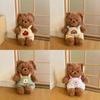 Plush Bear Teddy Toy With Overalls Soft Stuffed Animal Gift For Children