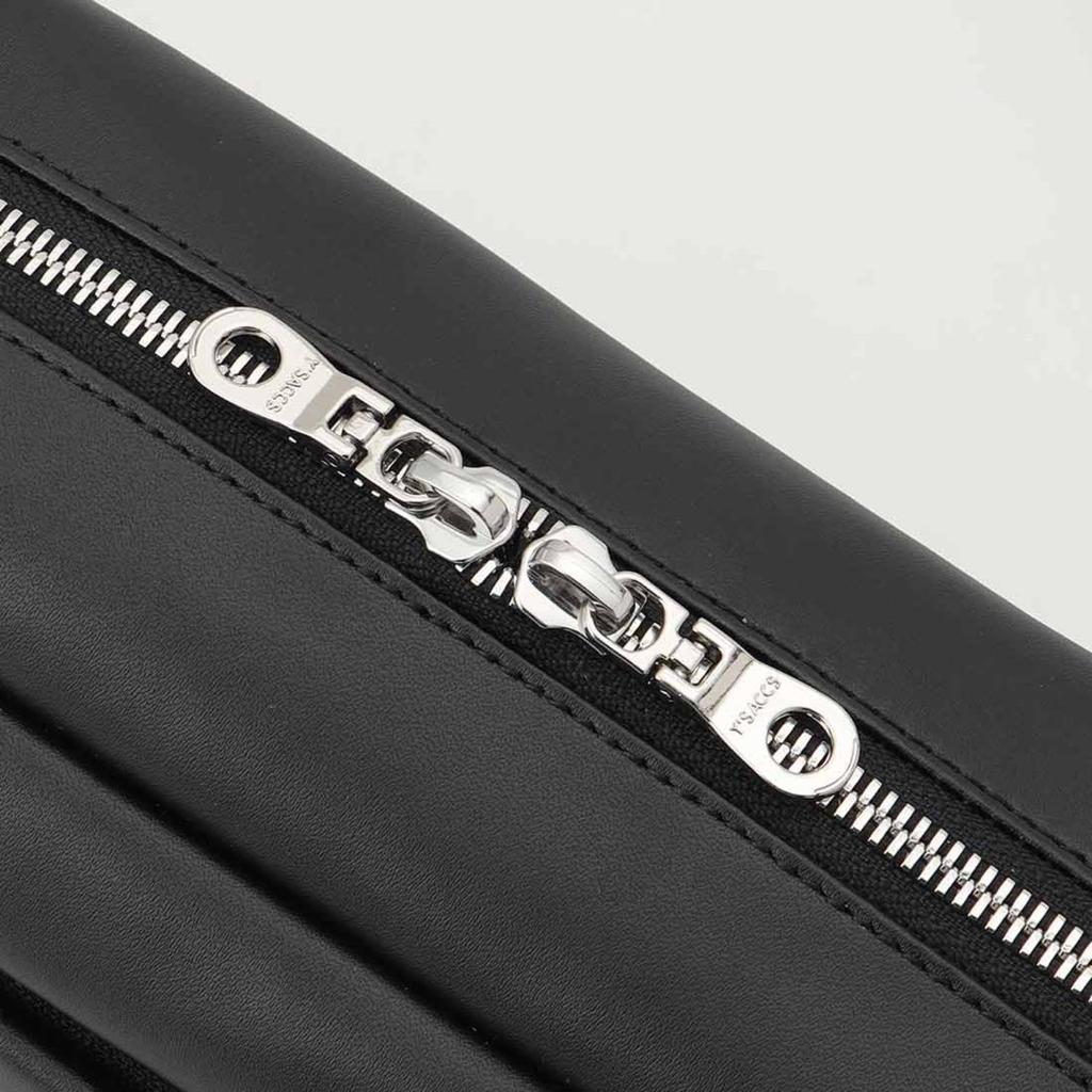 Isaac Block Muster Schultertasche 2004602 Schwarz (10)