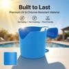 Poolside Organizer Rack Storage Holder for Drinks Sanitizers Swimming Accessories Paired with Pool Float Lounge Chair Summer