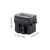 4 Way Car Insurance Medium Relay Fuse Box Assembly Circuit Controller Box With 8Pcs Terminals 6Pcs Fuses Automotive Fuse Box