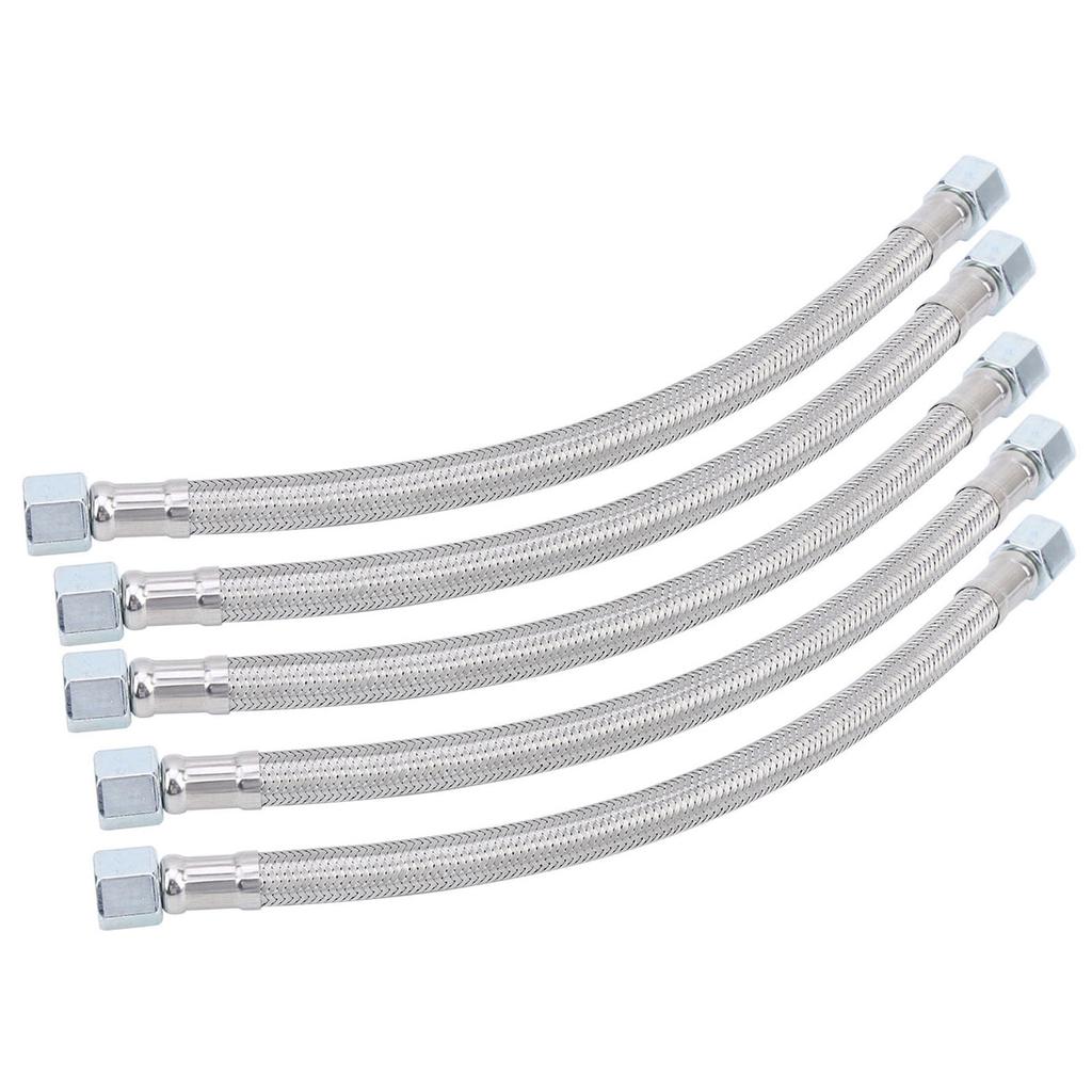 5pcs 14 X 1.5 Female Thread Air Compressor Element Hose Brake Silent Oil Free Line Pipe 50cm