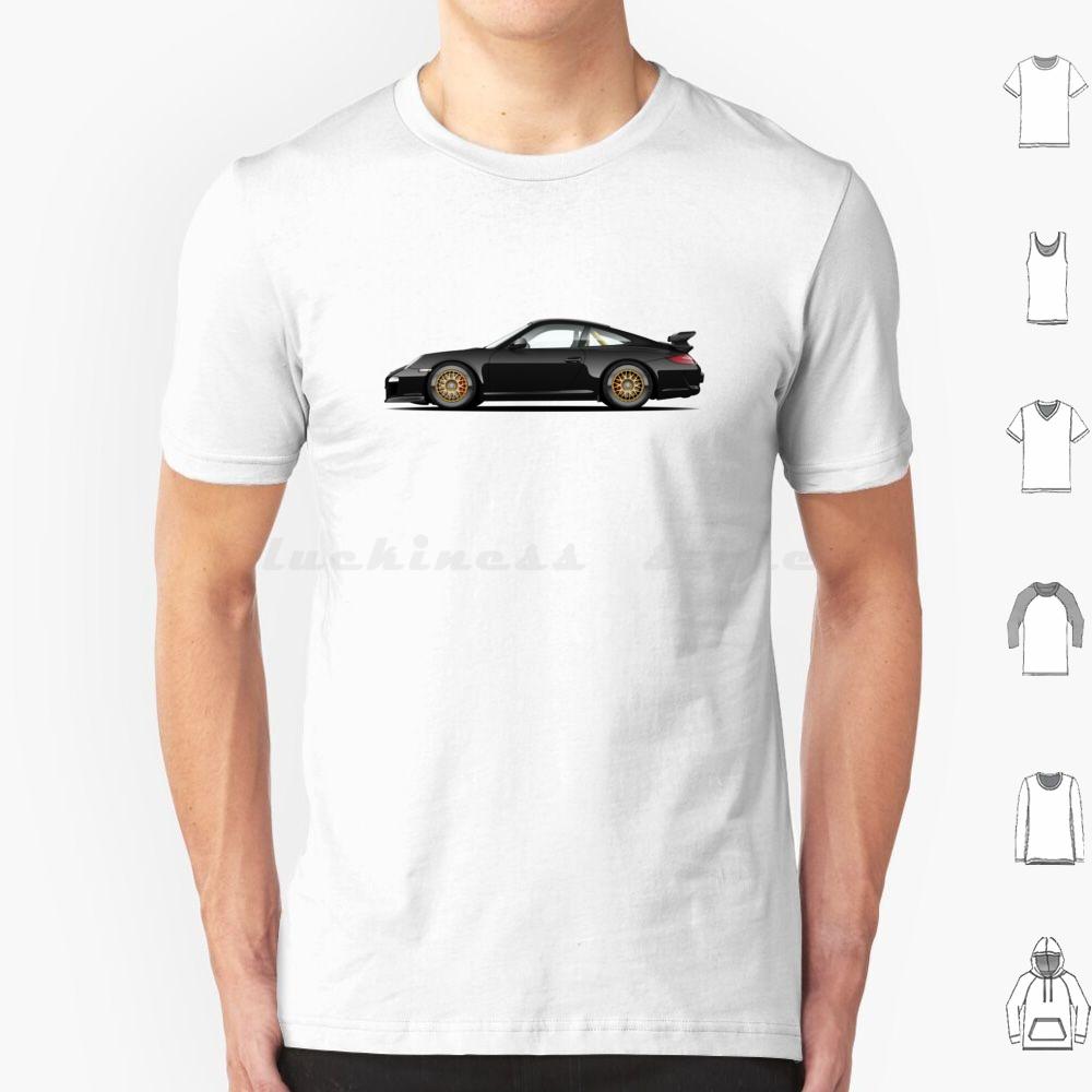 Gthree T Shirt Cotton Men Women DIY Print 997 V8 V10 V12 English Germany Japan Motor Automotive Vector Car Cars Car Art Yellow