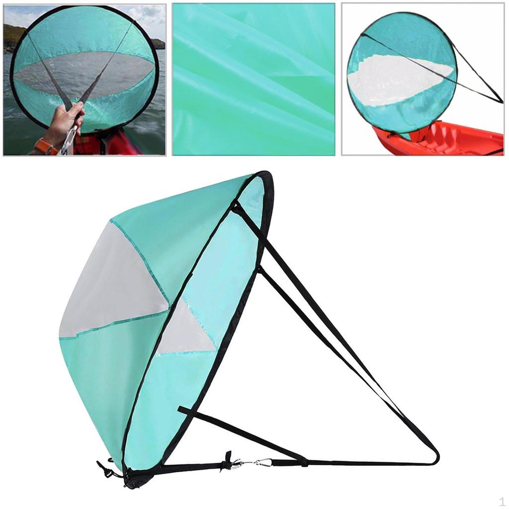 42 Inch Wind Sail Kit for Kayaks And Canoes with Quick Setup Compact Design