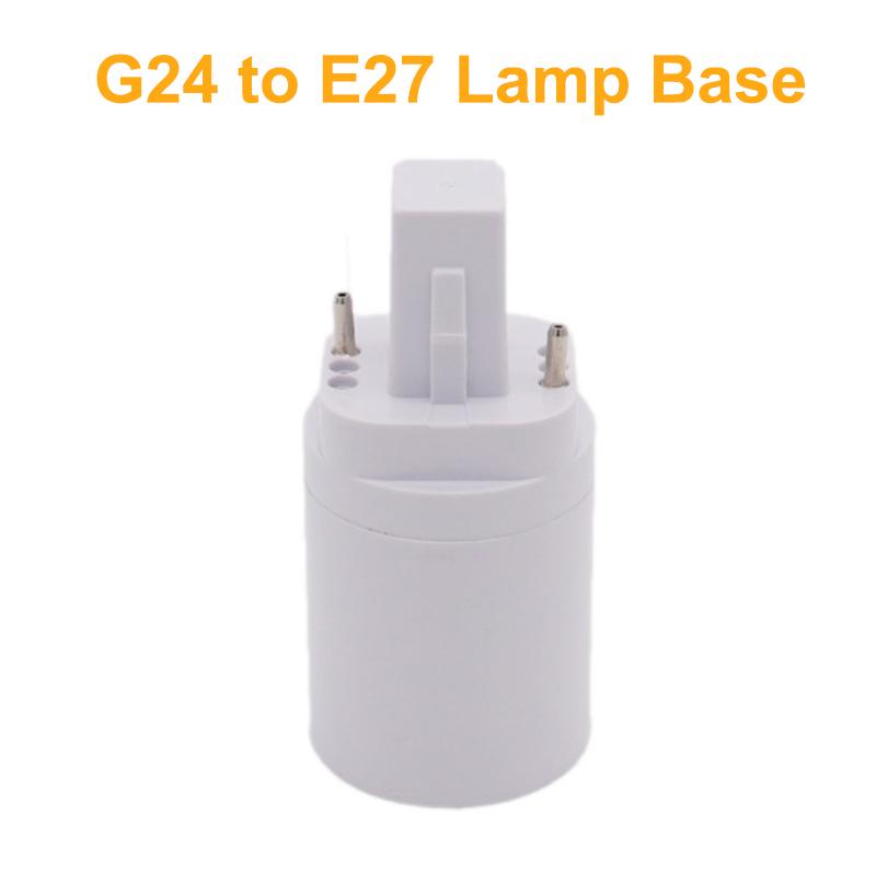 G24 To E27 Lamp G24 Adaptor Screw Holder 2P 4Pin Led Light Lamp Holder Converter