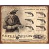 SmithWessonRevolverSign 1b Smith & Wesson Revolver Tin Metal Sign - Man Cave Garage Wall Decor