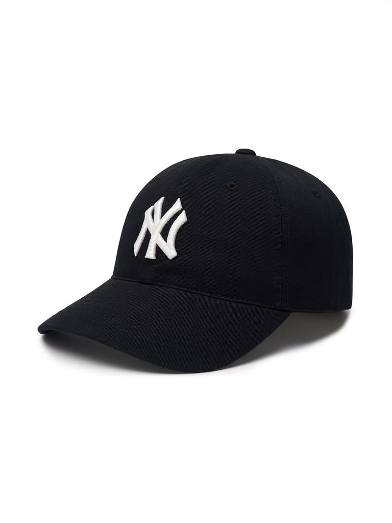 Emelbi Ace Unstructured Ball Cap Ny (Black)
