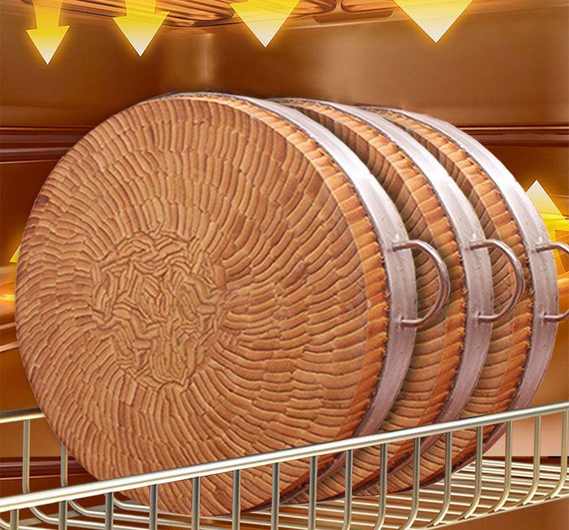 Round Nan Bamboo Extra Thick Chopping Block: Mold-Proof, Heavy-Duty Cutting Board for Meat
