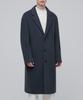 Cashmere Blend Oversized Single Coat [Midnight]