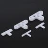 200 Pieces Practical 10mm 3/8 Inch Clear Flooring Spacers Accessory for Bricklaying and Deck Board Leveling Solution