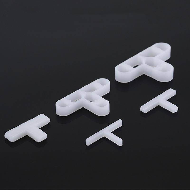 200 Pieces Practical 10mm 3/8 Inch Clear Flooring Spacers Accessory for Bricklaying and Deck Board Leveling Solution