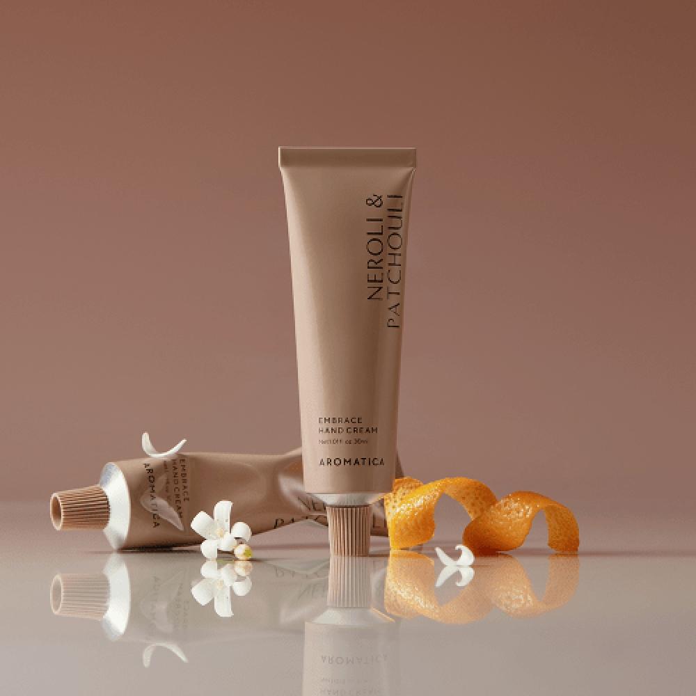 Aromatica  Floral Fragrance  Embrace Hand Cream Neroli   Patchouli 30ml