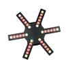 120W RGB LED Stage Light Six Arm Beam Disco Party Effect Light DMX Sound Control For Bar Wedding Show