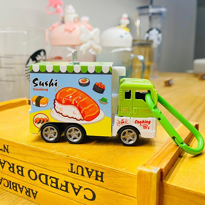 

Мультяшный Пластиковый Очаровательный Брелок в виде Грузовика для Фаст-фуда Милый Подарок для Мальчиков и Детей Sushi
