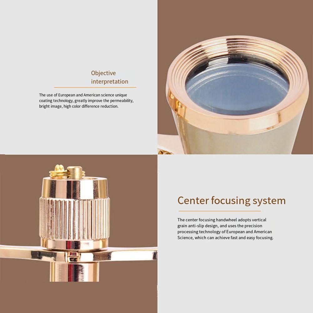 Portable Theater Glasses 3 X 25 Musical Concert Telescope for Adults Kids Women