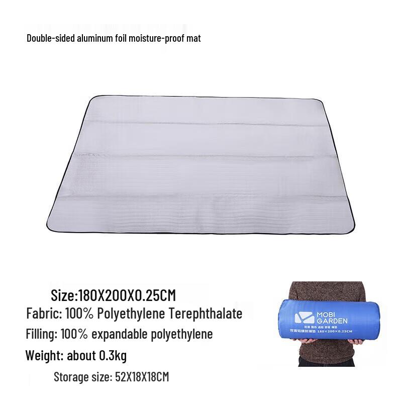 Mobigarden Outdoor Double-sided Aluminum Film Mat