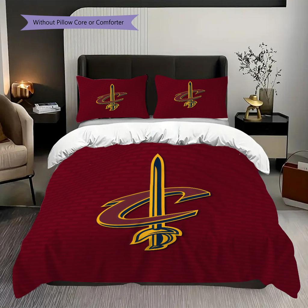 Cleveland Spirit Bedding(1 * duvet cover + 2 * pillowcase, without core) Bedding set Christmas birthday gift Duvet cover and pillowcase