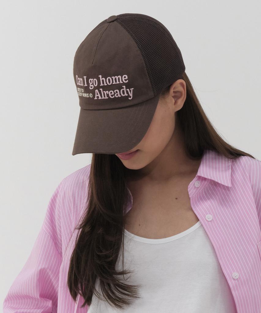 Leijiji Can I Go Home Mesh Ball Cap (4 Colors)