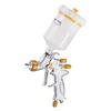 HVLP Air Spray Gun, Gravity Feed Paint Sprayer Gun with 3 Nozzles (1.3/1.4/1.7mm), 600ml Capacity Auto Paint Sprayer with Air Regulator for Automotive