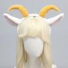 1 Pezzo Cosplay Costumi Animali Oggetti di Scena Carino Lolita Peluche Cerchietti Agnello Corno Lungo Orecchie Capra Nera Copricapo Accessori per Capelli