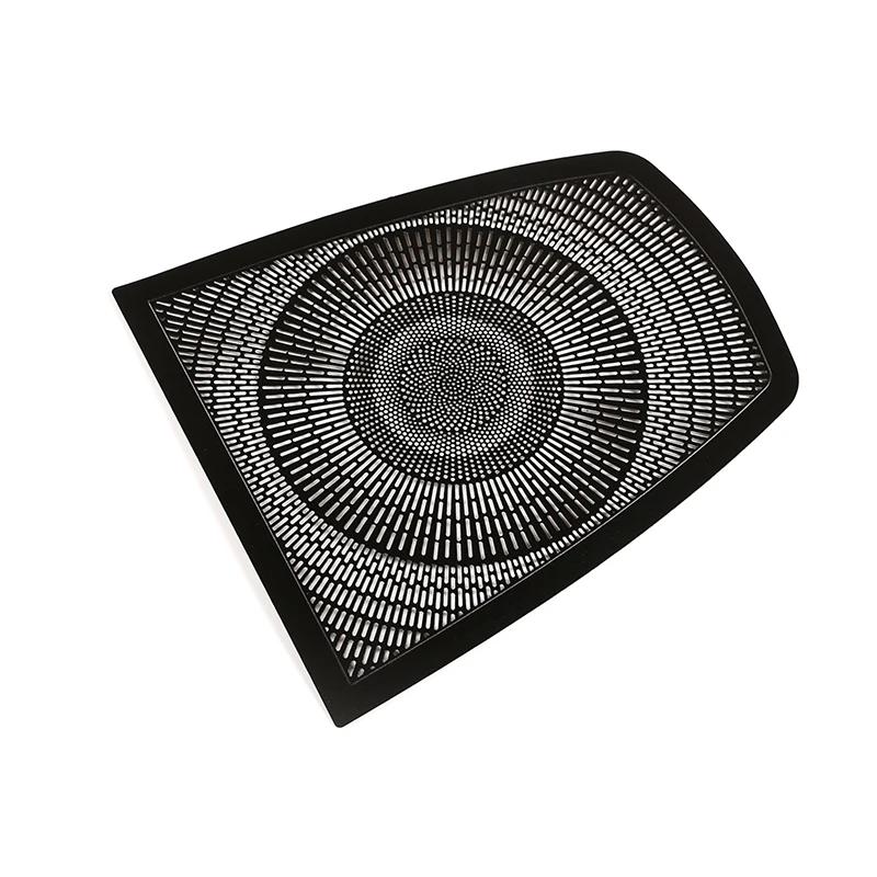

For BMW 7 Series F01 F02 F03 F04 2009-2014 Car styling Aluminum Alloy Black Car Dashboard Speaker Cover Stickers Car Accessories чорний