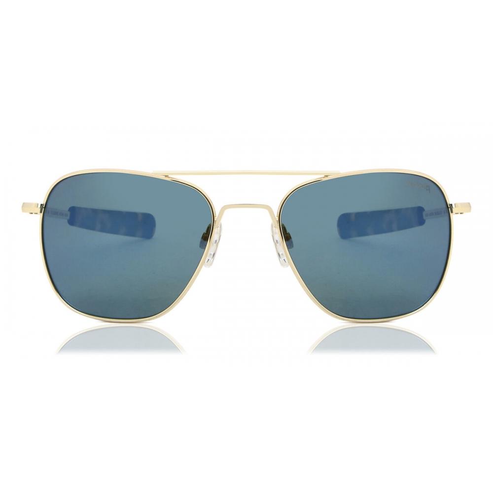 

Randolph Engineering Pilot Polarized Af239 Unisex Sunglasses Gold/55
