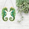2D/Flat DIY Rhinestone Diamond Art Window Pendants Diamond Painting Set Double Side Print Single Dide Drill Wall Door Decoration