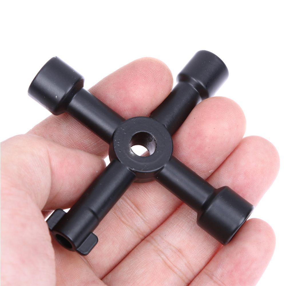 New High Quality Zinc Zinc Alloy for Train Electrical Elevator Cabinet Valve Triangle Key Universal Cross Key