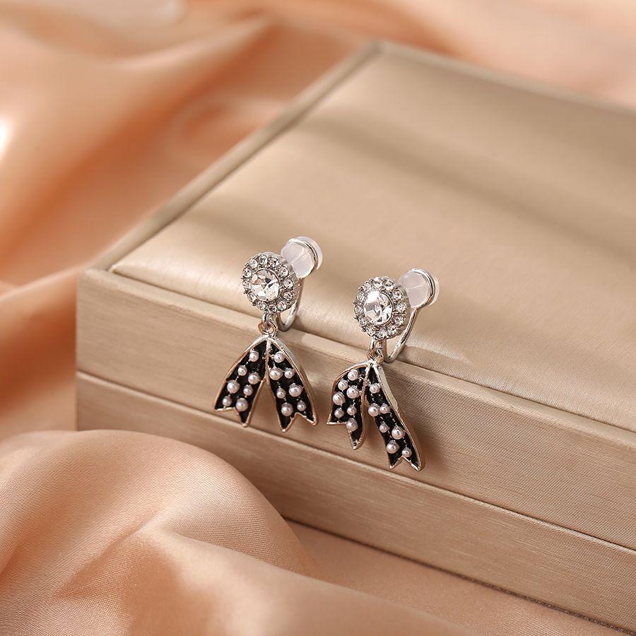 

Серьги с искусственным жемчугом без пирсинга, роскошные серьги с зажимом для ушей