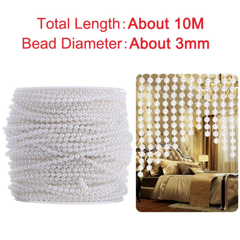 

5-30M Crystal Beads Roll Acrylic Beads Roll Crystal Garland Beads Curtain Wedding Decoration DIY Party Decoration Home Ornaments