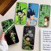 Japanse Manga H-Hunter Gon Freecss Telefoonhoesje Voor Samsung S25,S24,S21,S22,S23,S30,Ultra,S20,Plus,Fe,Lite,Note,10,Zwarte Cover
