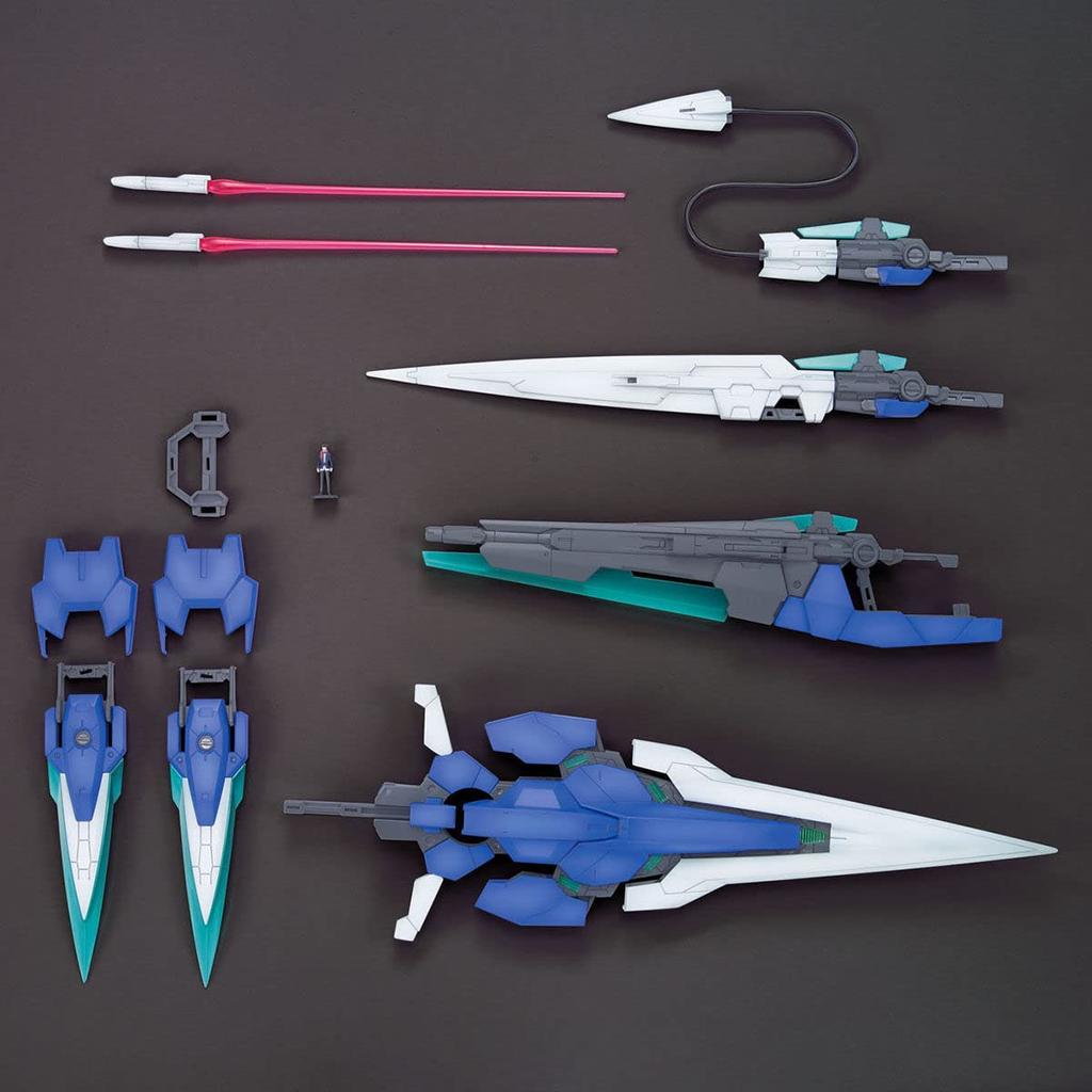 MG Mobile Suit Gundam 00V Chronicle Double O Gundam Seven Scale Plastic Model Kit Sword/G 1/100 Pre-colored