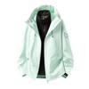 Unisex Waterproof Windproof 3-in-1 Outdoor Mountaineering Jacket with Detachable Layers and Custom Logo Option.