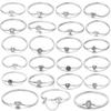 Women Bracelet 925 Silver Original Eternal Love Snake Bone Bracelet Chain For DIY Making Charms 17-20CM Luxury Jewelry Gift