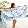 Cute Baby Elephant Beach Towel Large Quick-Drying Towel For Beach Pool Sport Yoga Gym Home Towel Gift for Friend Sand Free Towel