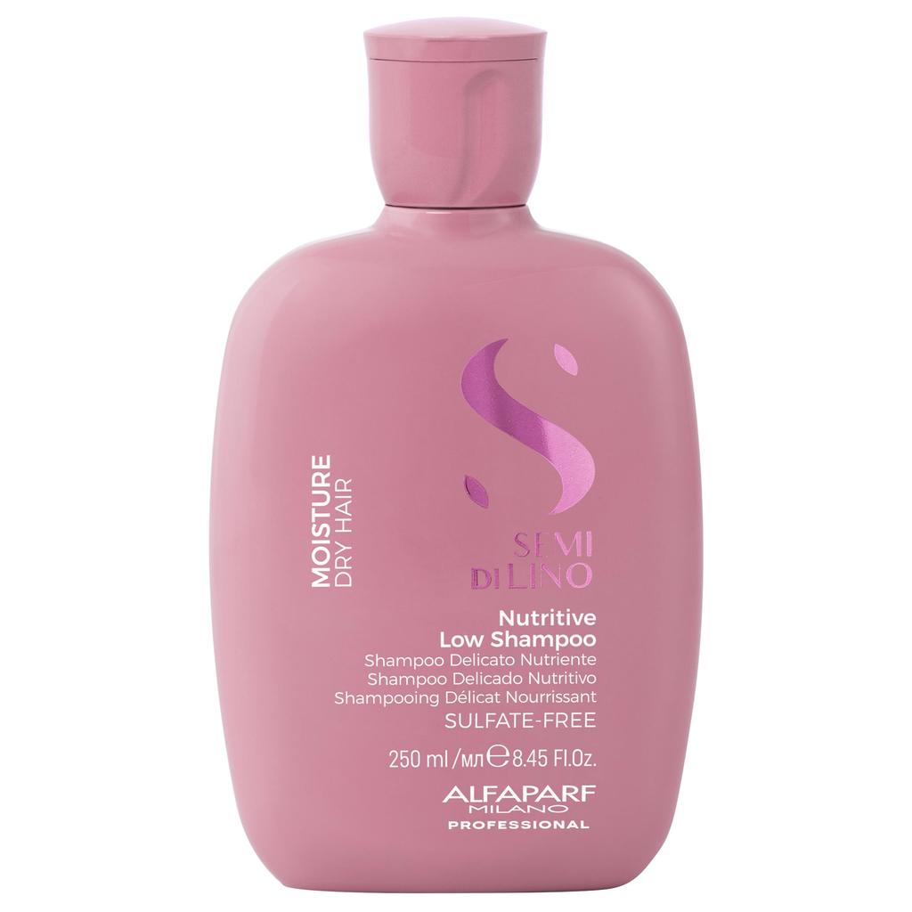 ALFAPARF MILANO Shampoo Professionale Idratante Nutriente Per Capelli Secchi e Crespi - Senza Solfati, Parabeni e Paraffina, Capelli Trattati Con Vitamina E, Rep