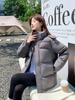 Women's High-End Korean Fashion Down Jacket, Short Style 2025 - Thickened Student Coat for Couples.
