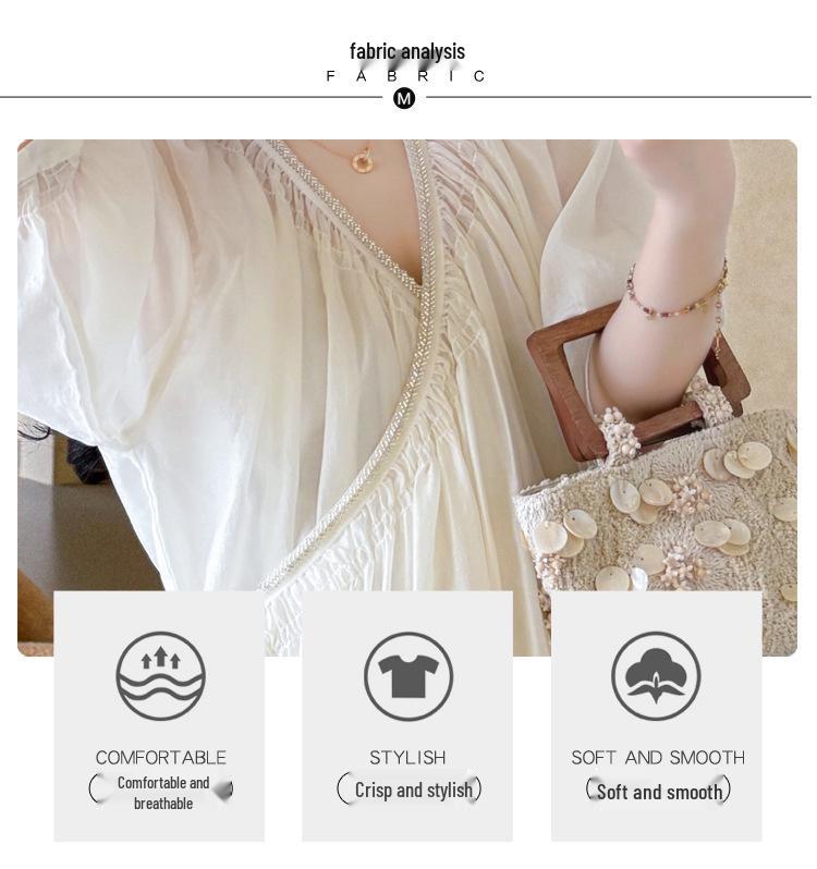2026 Summer Tencel Maternity Dress - Exquisite Slimming Long Style