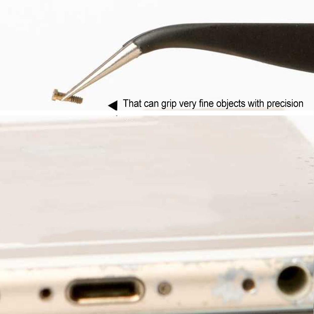 1.5MM Eyelash Tweezers High Grade Coverage Stainless Steel Eyewinker Extension Tools Easy to Clean Curve Lash Supplies