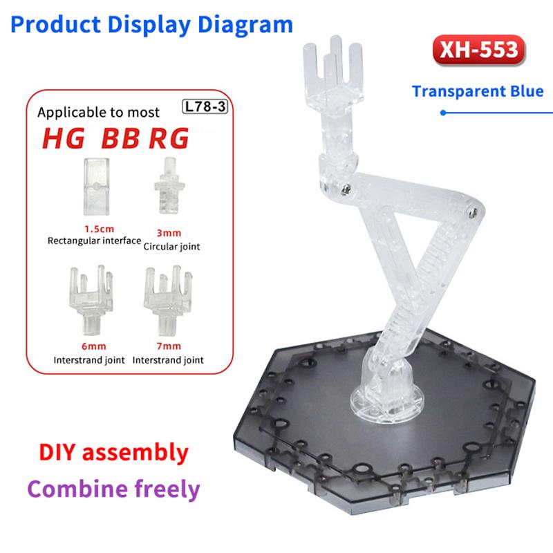 1 Set Model Display Rack For 1/144 Hg Bb Rg Model Display Shelf For  Model Stand Action Figure Stand