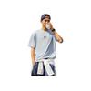 Li Ning Sports Lifestyle Series Letter Logo Printed Round Neck Short Sleeve T-Shirt Unisex Tops Mist-Blue AHSU793-5