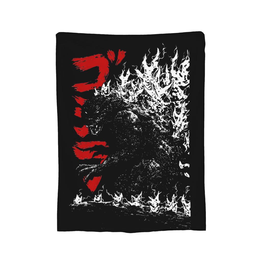 Movie Minus One Vintage Blankets Godzillaed Fleece Throw Blankets Summer Air Conditioning Portable Lightweight Bedspreads,