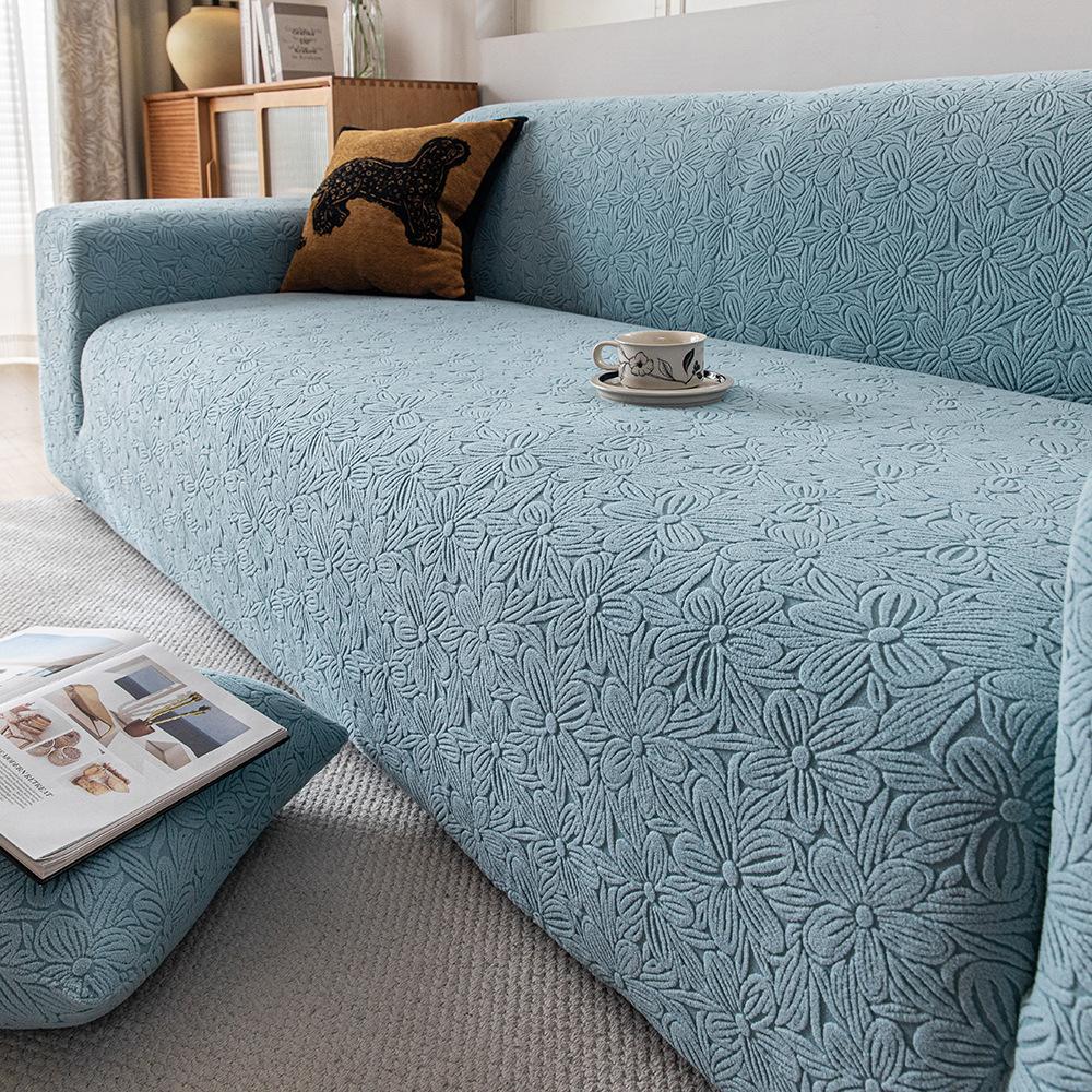 All Season Universal Lazy Sofa Cover Summer New Straight Sofa Cover Anti Cat Scratch Elastic Universal Sofa Protection Cover