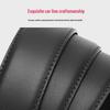 Men's Premium Cowhide Leather Belt with Automatic Pin Buckle