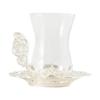 Flower Tea Cup Enamels Handmade Glass Coffee Cup for Mom Mothers Day Teacher