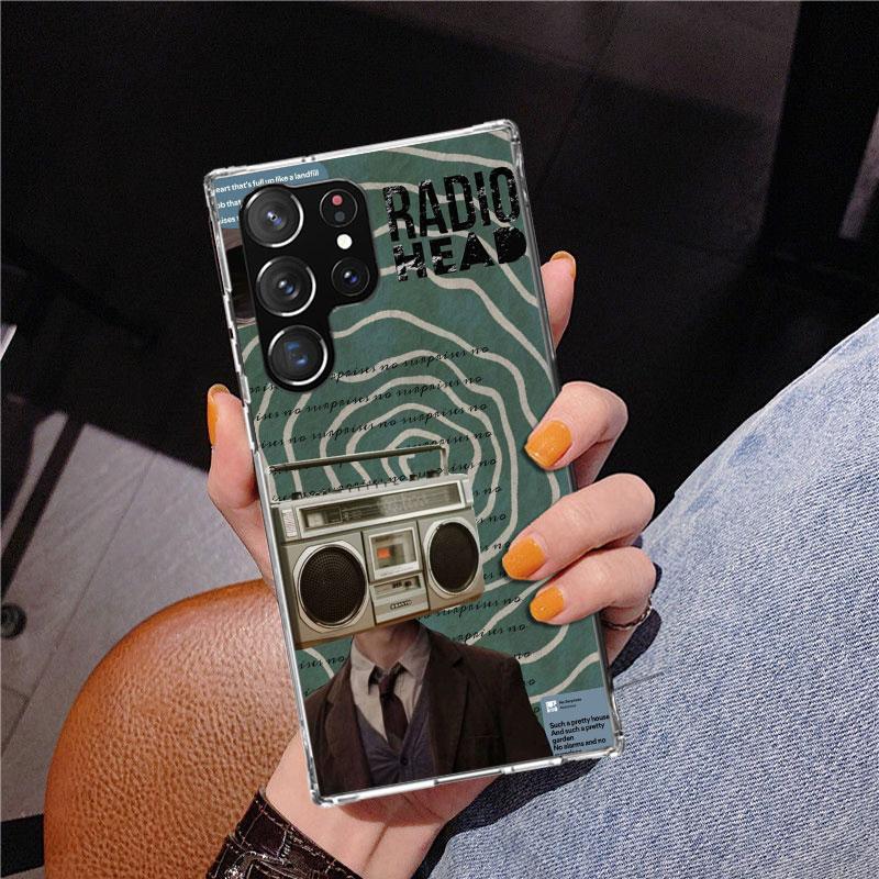 Bnad R-Radiohead Phone Case For Samsung Galaxy S24 S25 Edge S26 Ultra S23 S22 S21 Plus S20 FE + Personalized Print Cover Galaxy
