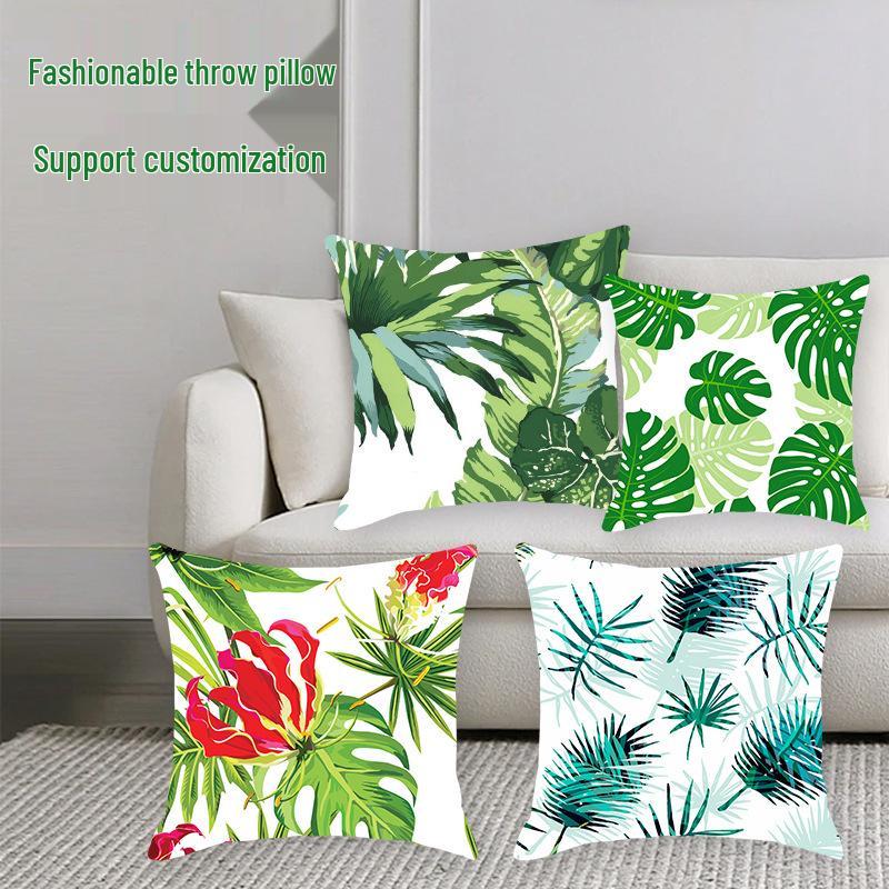 Nordic Floral Soft Pillowcase for Sofa, Office, or Bedside Decor