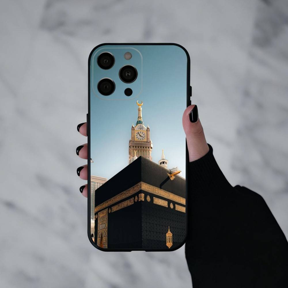 M-Moslem and K-kaaba  Phone Case Silicone Soft For IPhone 17pro 16 15 14 13 12 11 X XR Plus Pro Max Plus