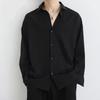 Long-sleeved Shirt for Men Korean Style Trendy Casual Tops Loose Handsome Versatile Shirt