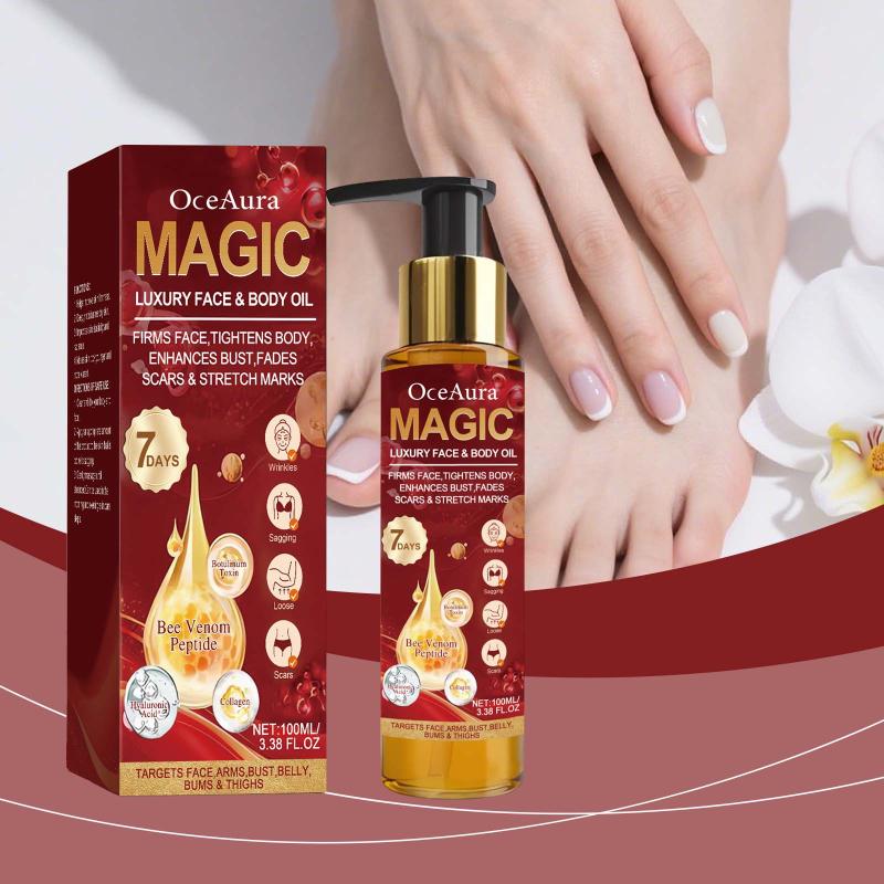 Oceaura Daily Massage And Care Oil Moisturizing Body Skin Moisturizing Elastic Smooth Bee Venom Skin Moisturizing Oil