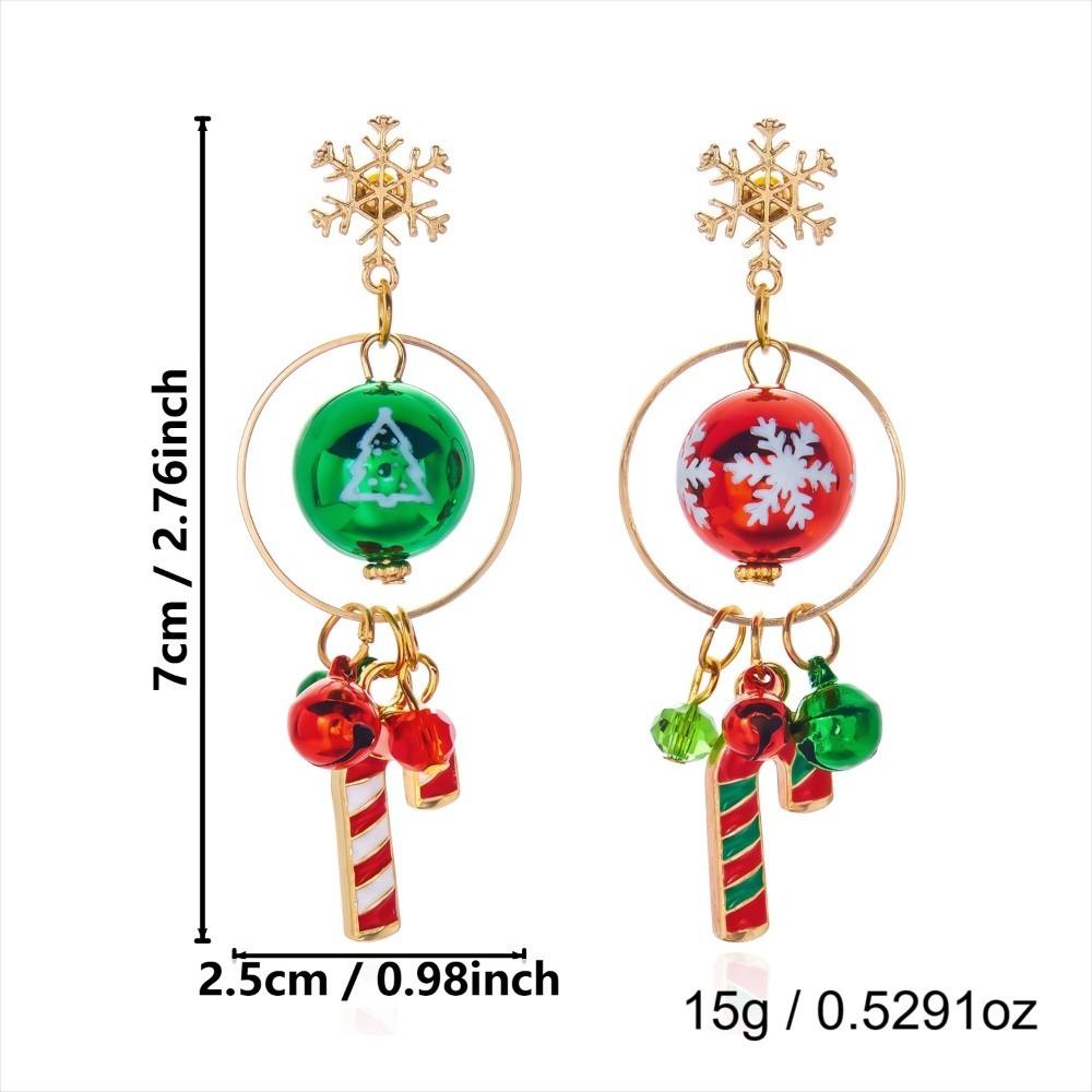 Star Women Christmas Tree Earrings Snowflake Holiday Earrings Holiday Celebration